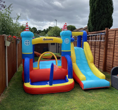 Inflatable bouncy castle - inflatable, kids