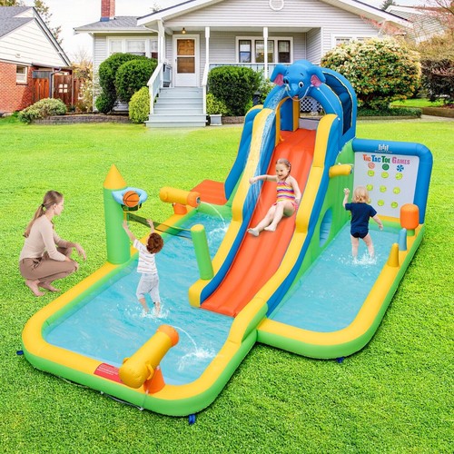 Pool inflatable water slide - inflatable,