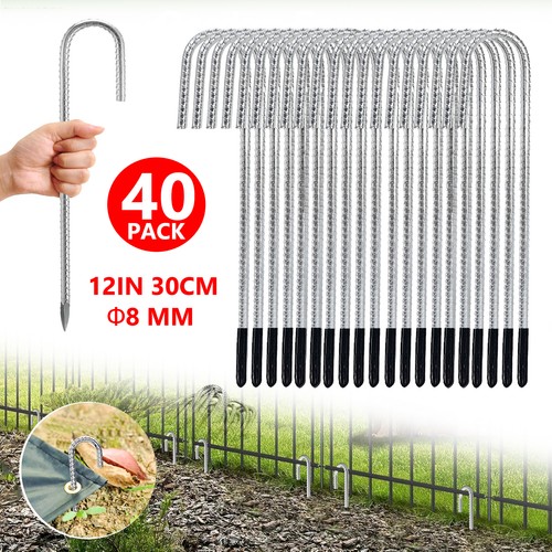 40x tent pegs heavy duty - pegs, steel