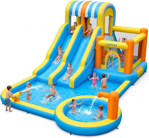 Kids bounce jumping - bounce, house