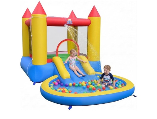 Bouncy castle with ball - with,