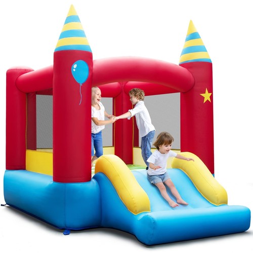Inflatable bounce castle - castle, kids