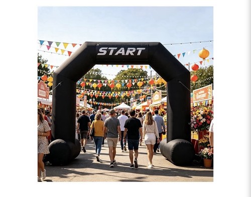 13ft inflatable arch black - 13ft,