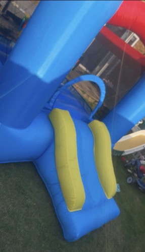 Inflatable bounce castle - castle, train