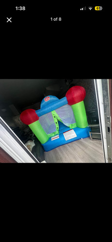 Chad valley 6ft bouncy castles - chad,