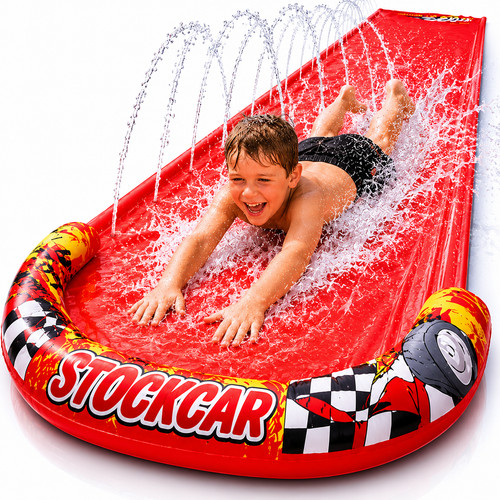 Inflatable water slide for - slide,