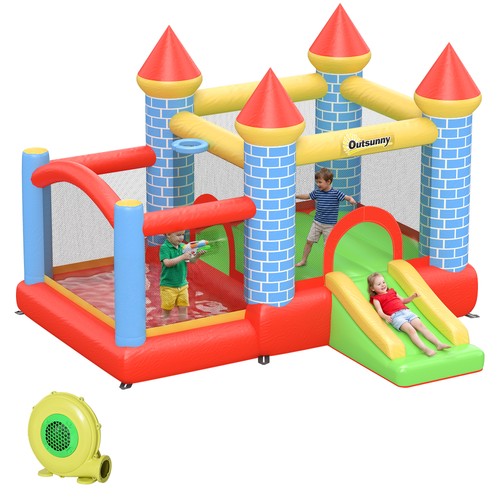Outsunny kids bouncy castle - kids,