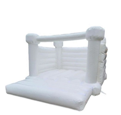 12x12 white bouncy castle - white,