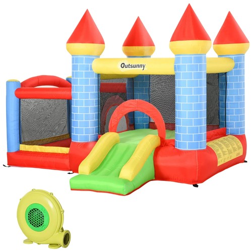 Bouncy castle with slide pool - castle,
