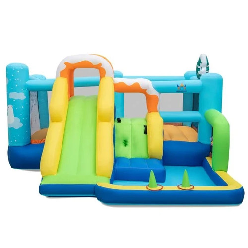 Inflatable bounce castle - inflatable, long