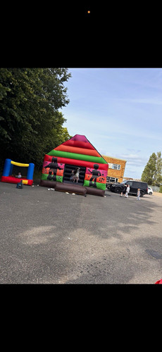 Disco dome themed bouncy