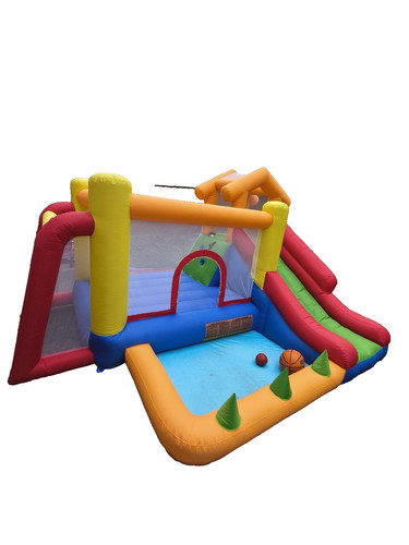 Inflatable bouncy castle - bouncy, with